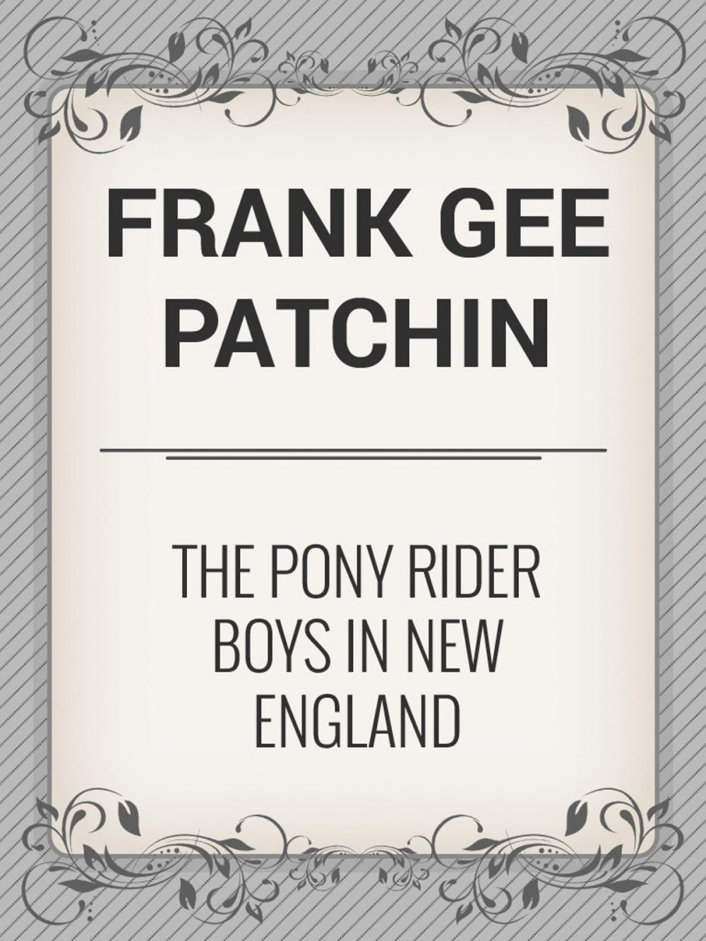 Big bigCover of The Pony Rider Boys in New England