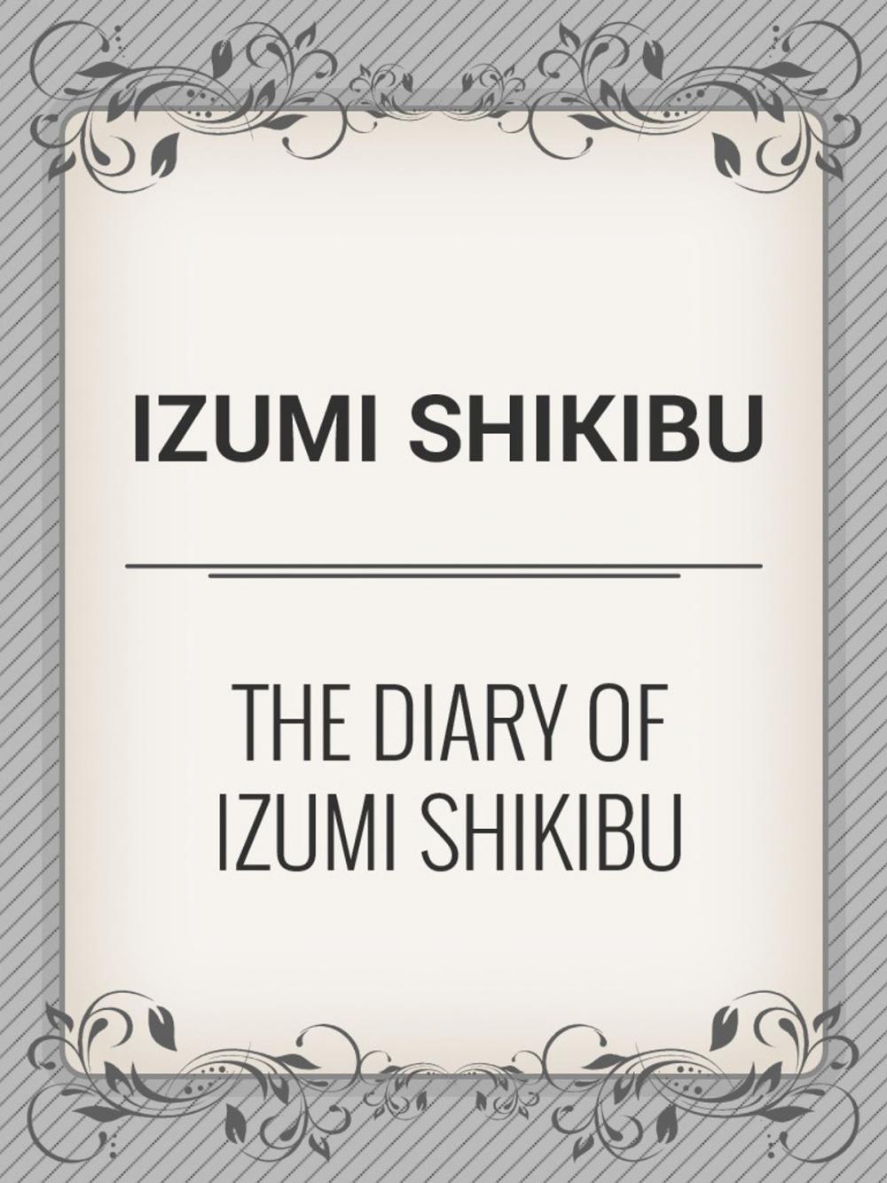 Big bigCover of The Diary of Izumi Shikibu