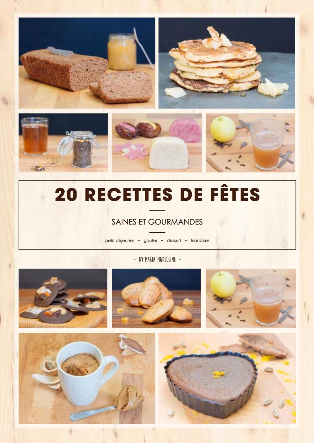 Big bigCover of 20 recettes de fêtes saines et gourmandes