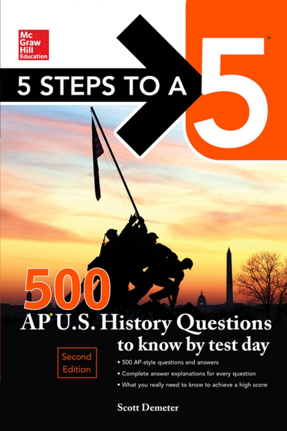 Big bigCover of McGraw-Hill Education 500 AP US History Questions to Know by Test Day, 2nd edition