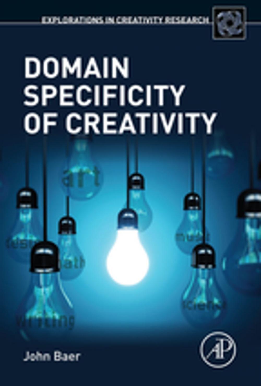 Big bigCover of Domain Specificity of Creativity