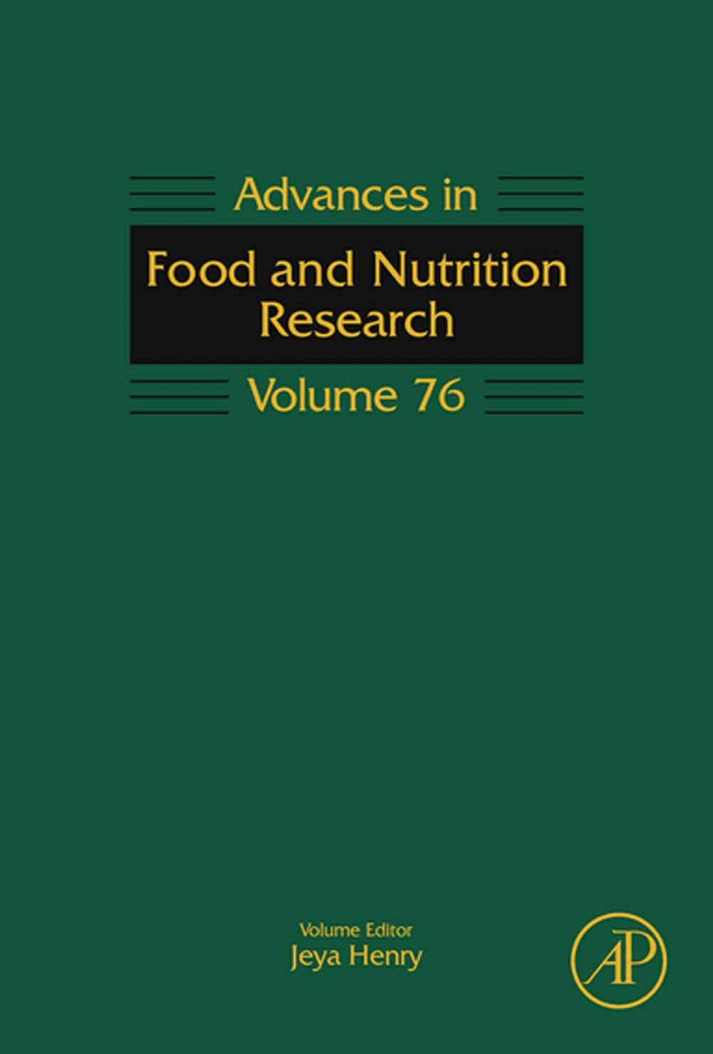 Big bigCover of Advances in Food and Nutrition Research