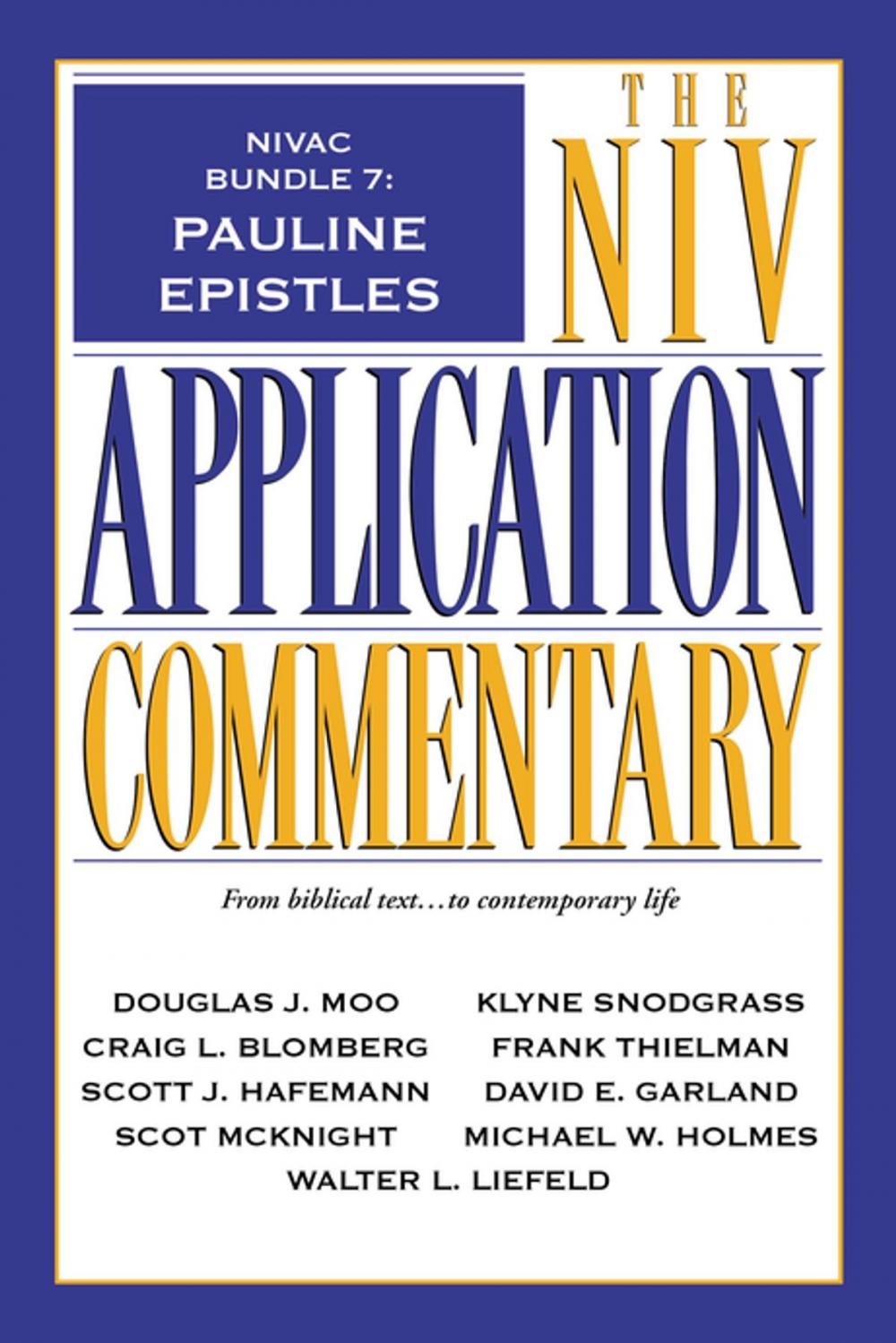 Big bigCover of NIVAC Bundle 7: Pauline Epistles