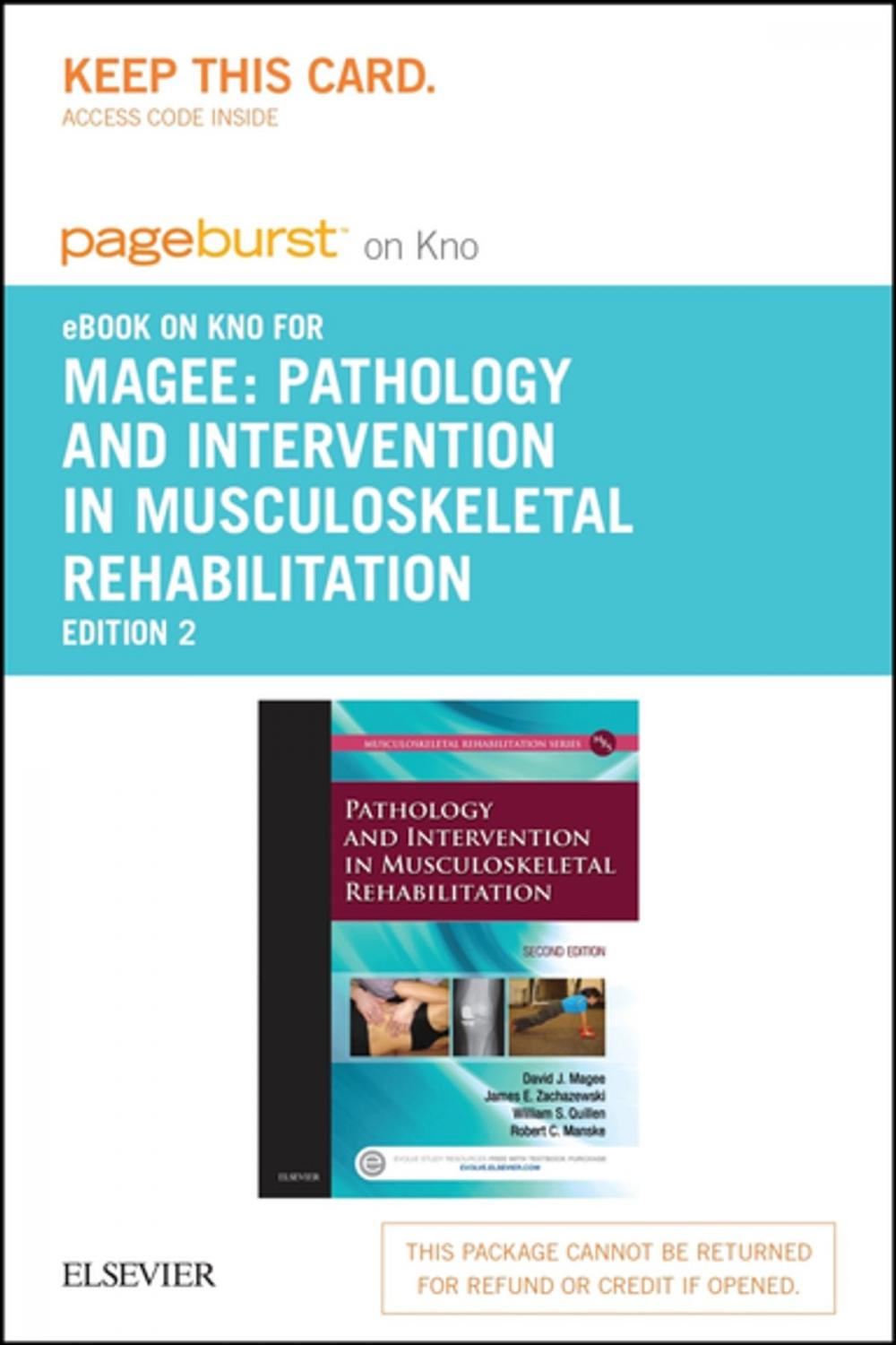 Big bigCover of Pathology and Intervention in Musculoskeletal Rehabilitation - E-Book