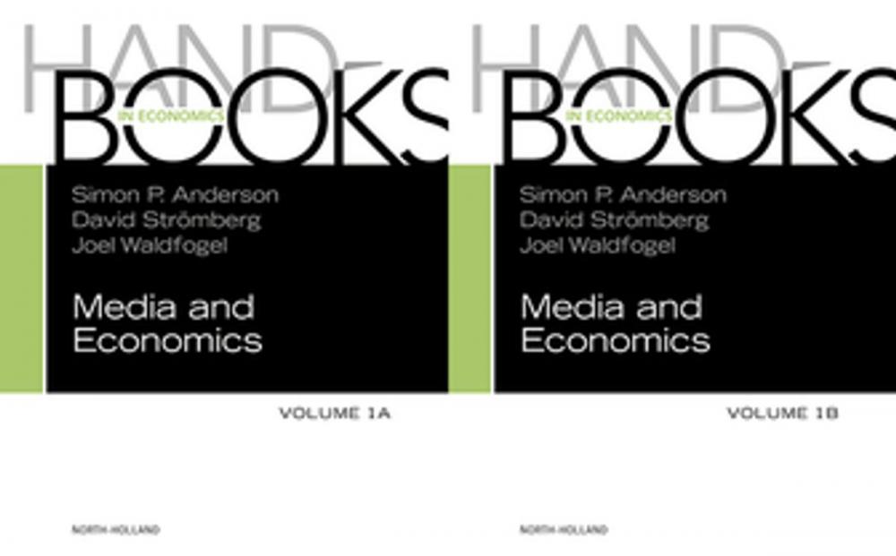 Big bigCover of Handbook of Media Economics