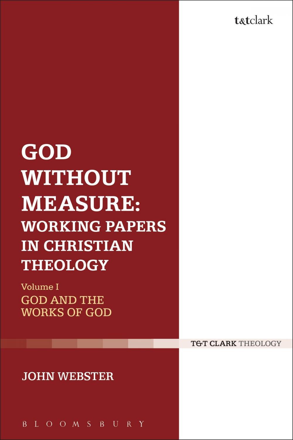 Big bigCover of God Without Measure: Working Papers in Christian Theology