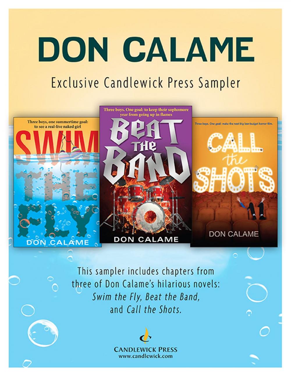 Big bigCover of Don Calame: Exclusive Candlewick Press Sampler