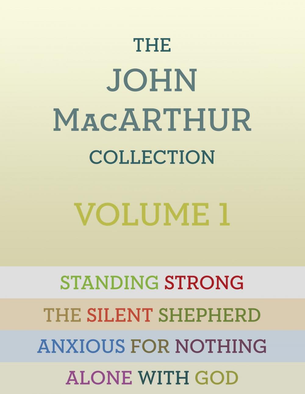 Big bigCover of The John MacArthur Collection Volume 1