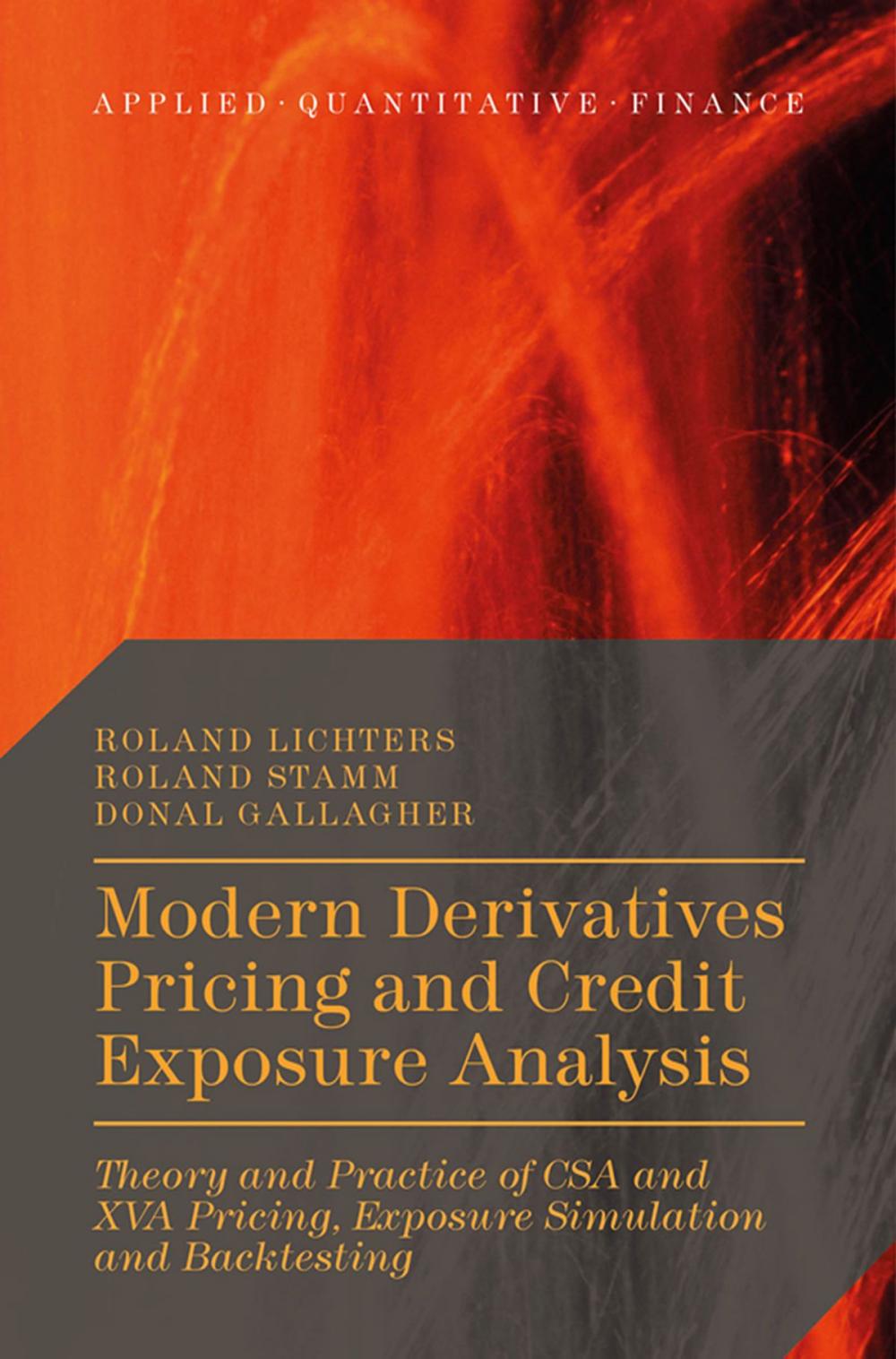 Big bigCover of Modern Derivatives Pricing and Credit Exposure Analysis