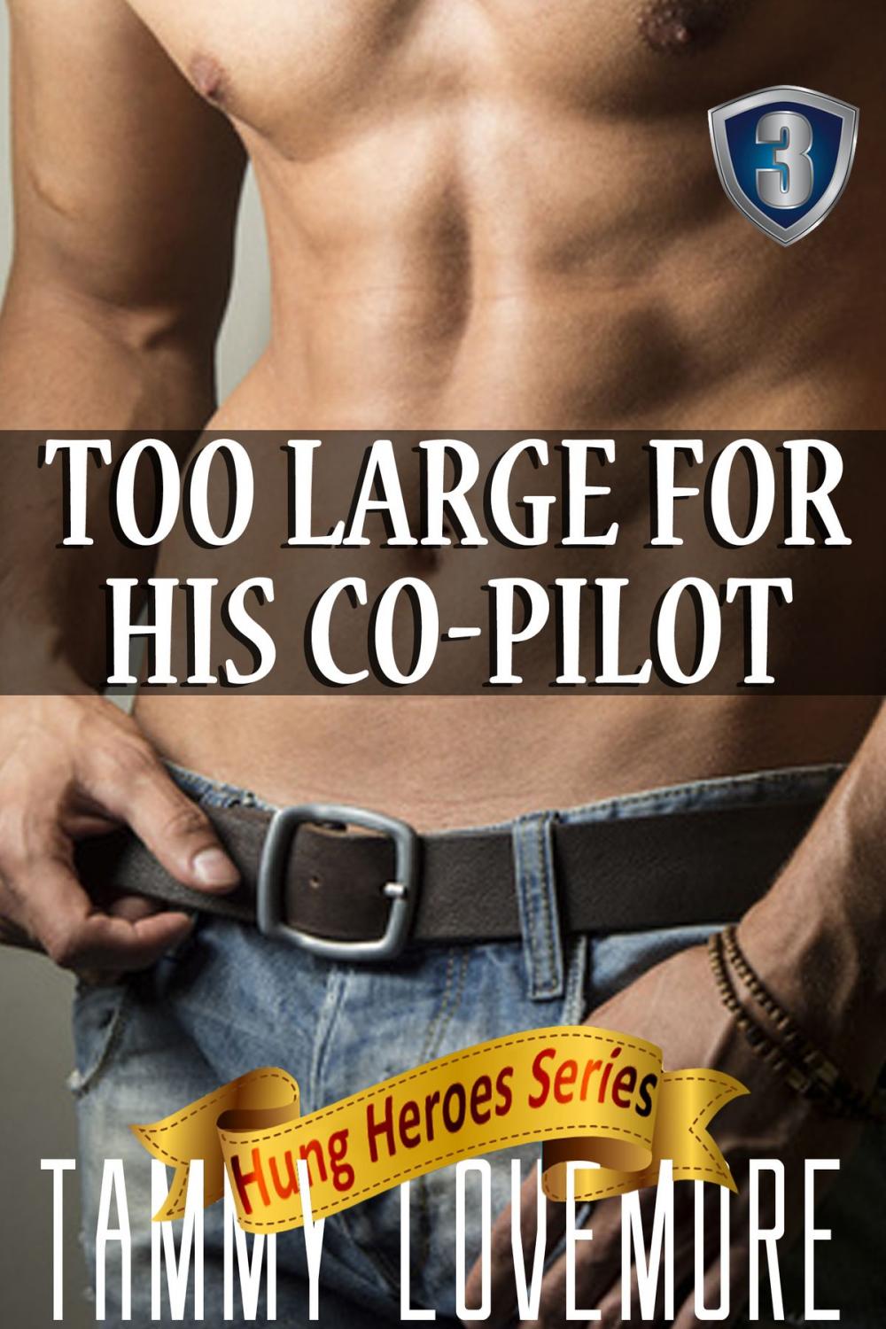 Big bigCover of Too Large for his Co-Pilot (Huge Size Erotica)