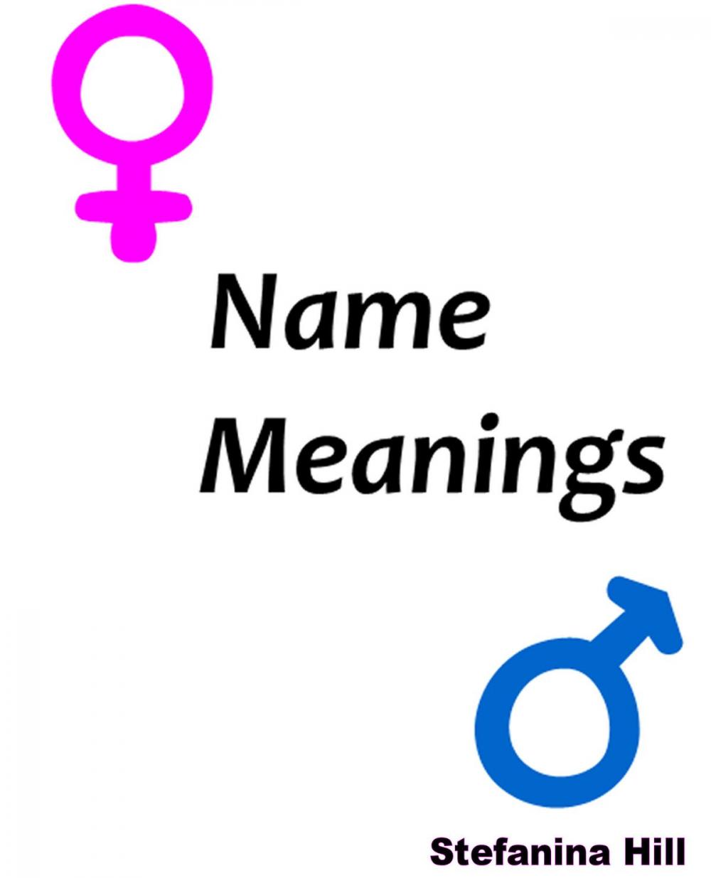 Big bigCover of Name Meanings