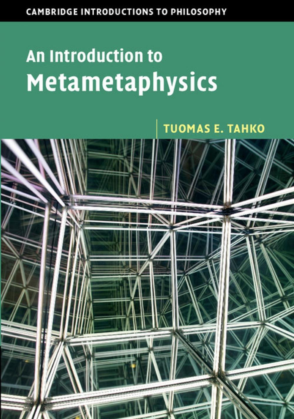 Big bigCover of An Introduction to Metametaphysics