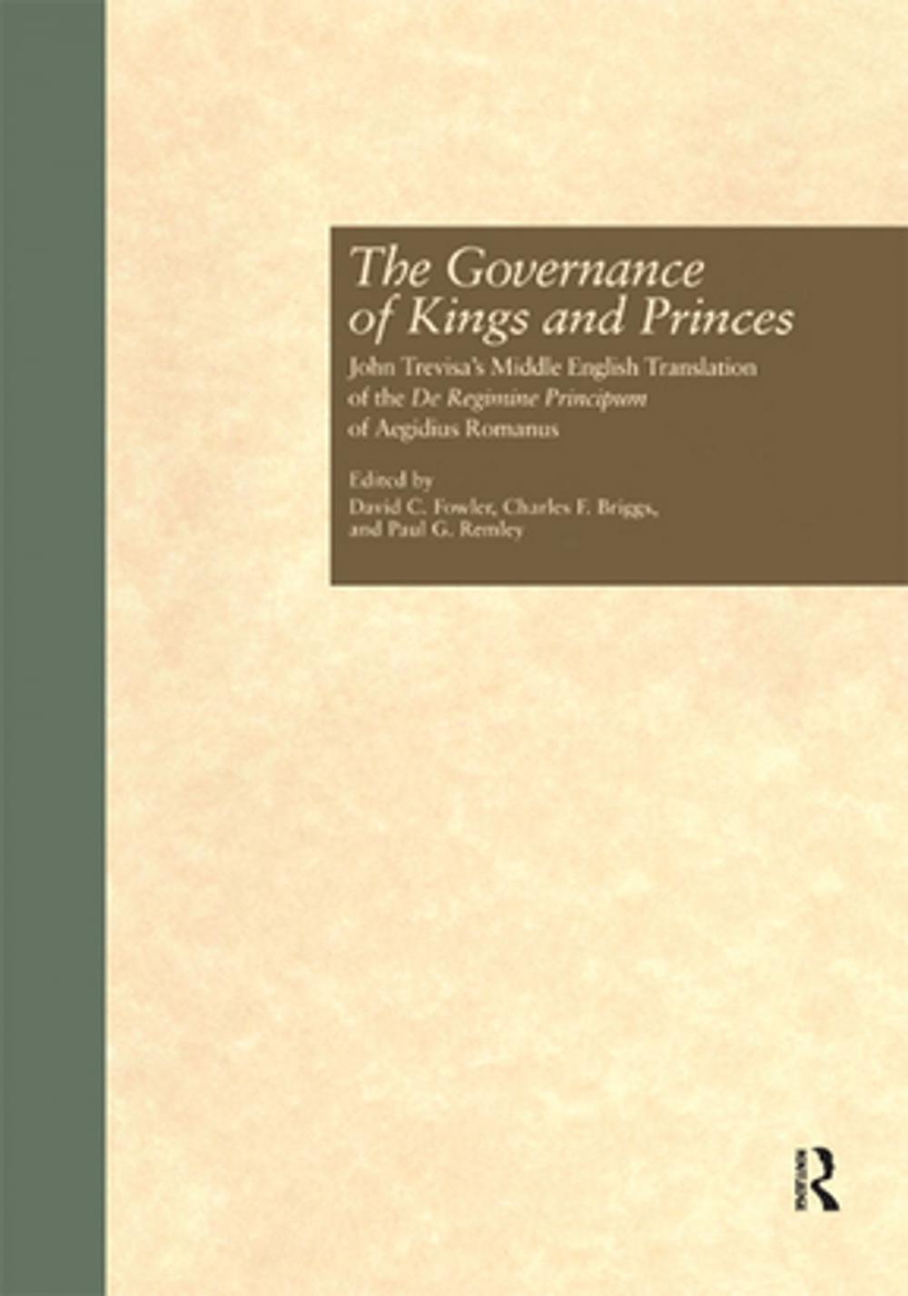 Big bigCover of The Governance of Kings and Princes