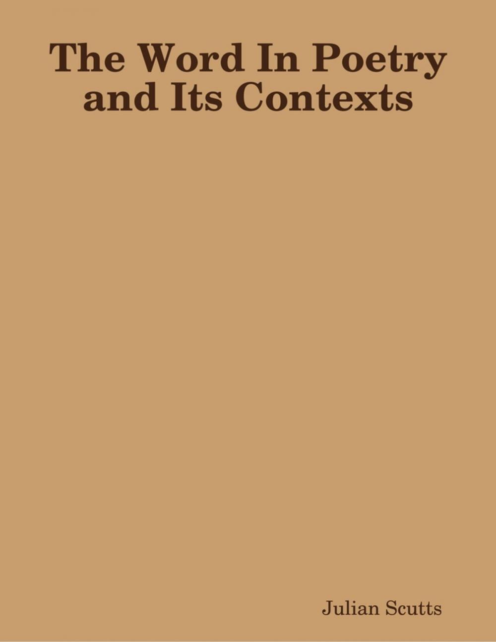 Big bigCover of The Word In Poetry and Its Contexts