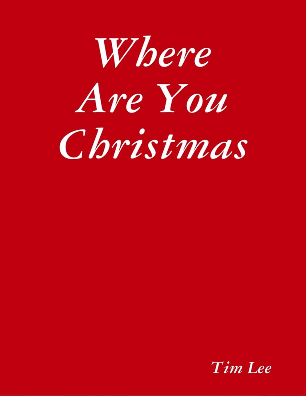 Big bigCover of Where Are You Christmas