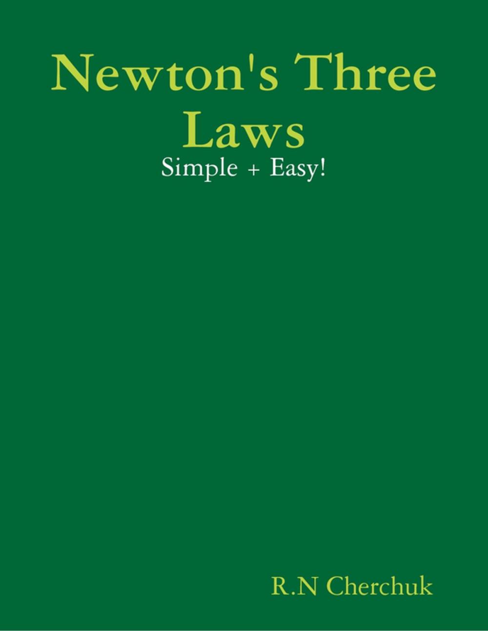 Big bigCover of Newton's Three Laws - Simple + Easy!