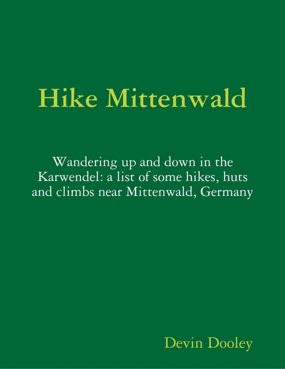 Big bigCover of Hike Mittenwald