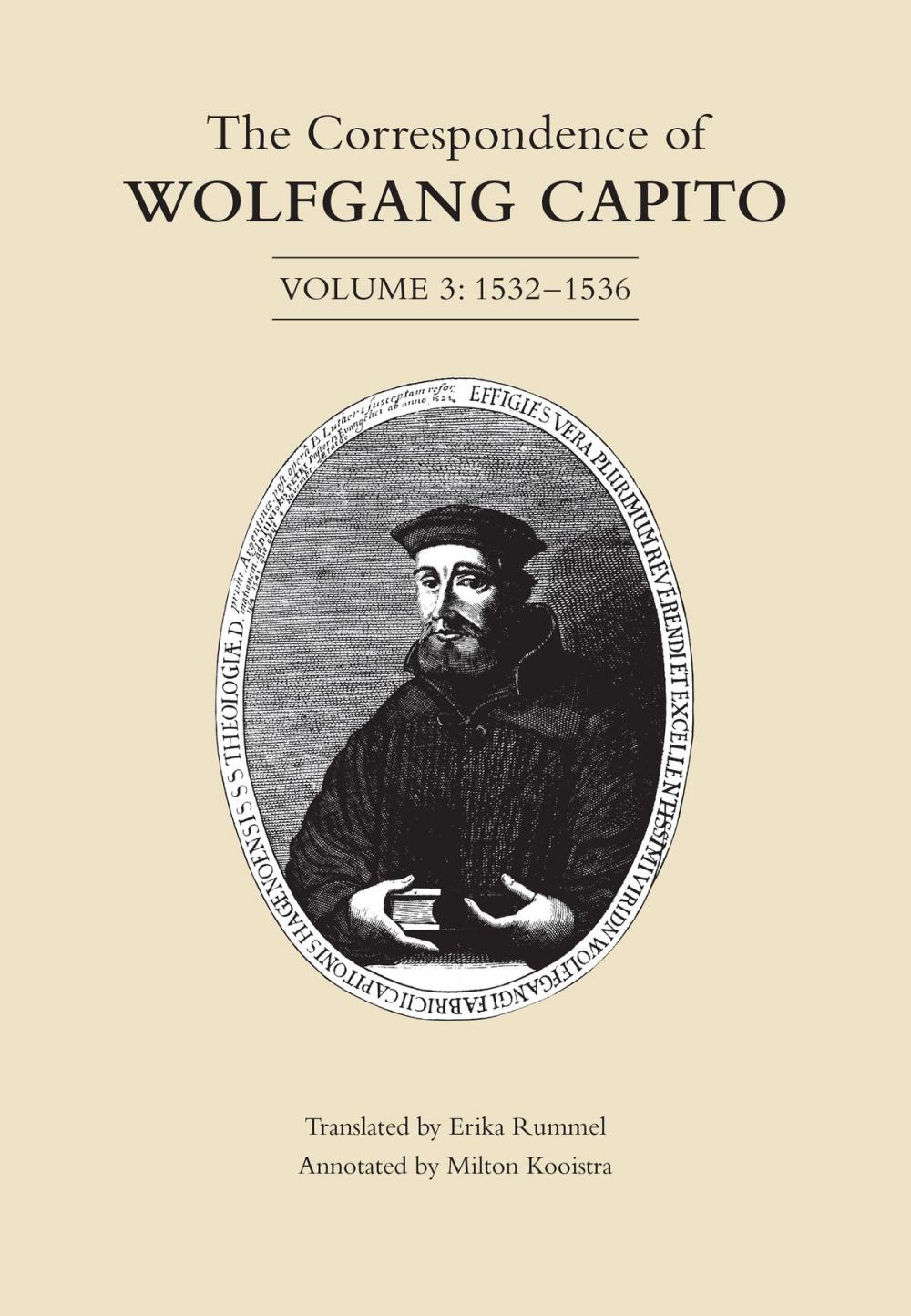 Big bigCover of The Correspondence of Wolfgang Capito