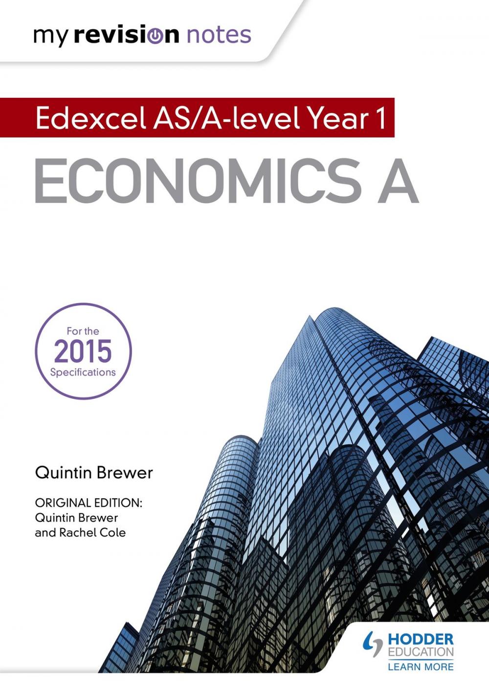 Big bigCover of My Revision Notes: Edexcel AS Economics Second Edition