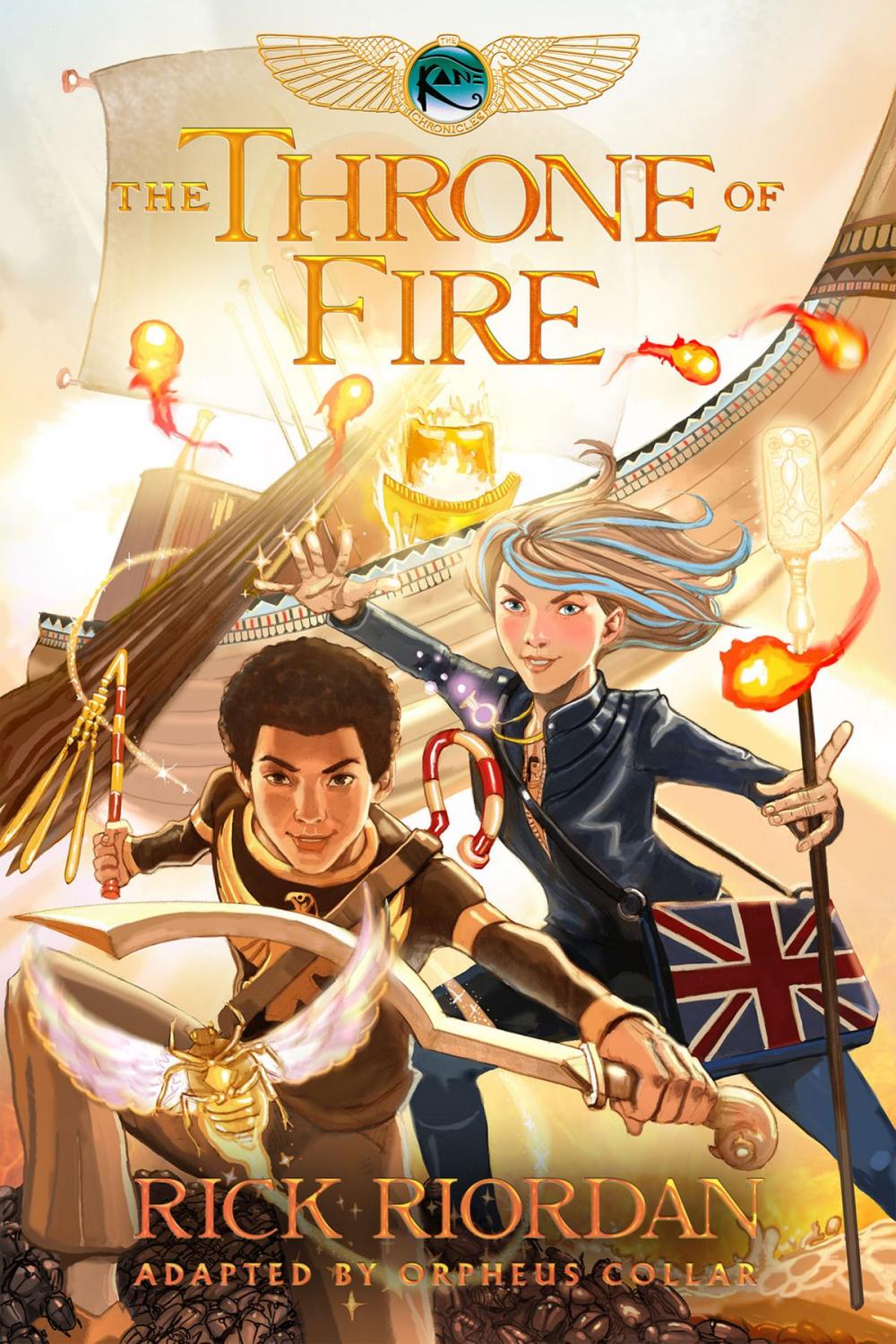 Big bigCover of The Kane Chronicles, Book Two: The Throne of Fire: The Graphic Novel