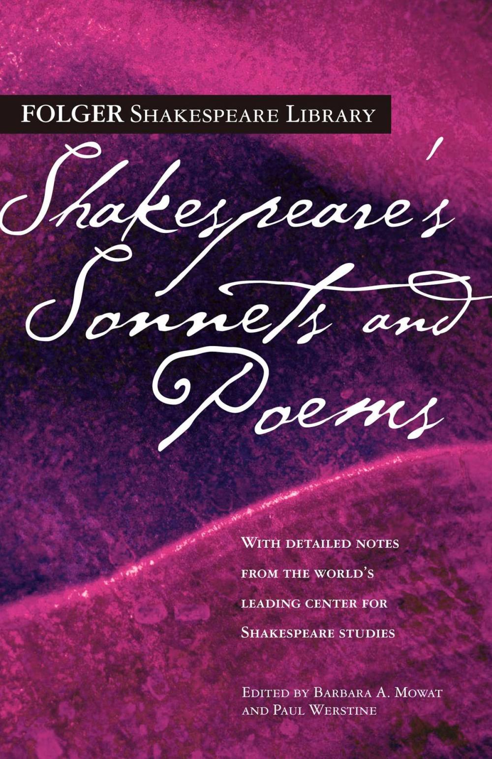 Big bigCover of Shakespeare's Sonnets & Poems