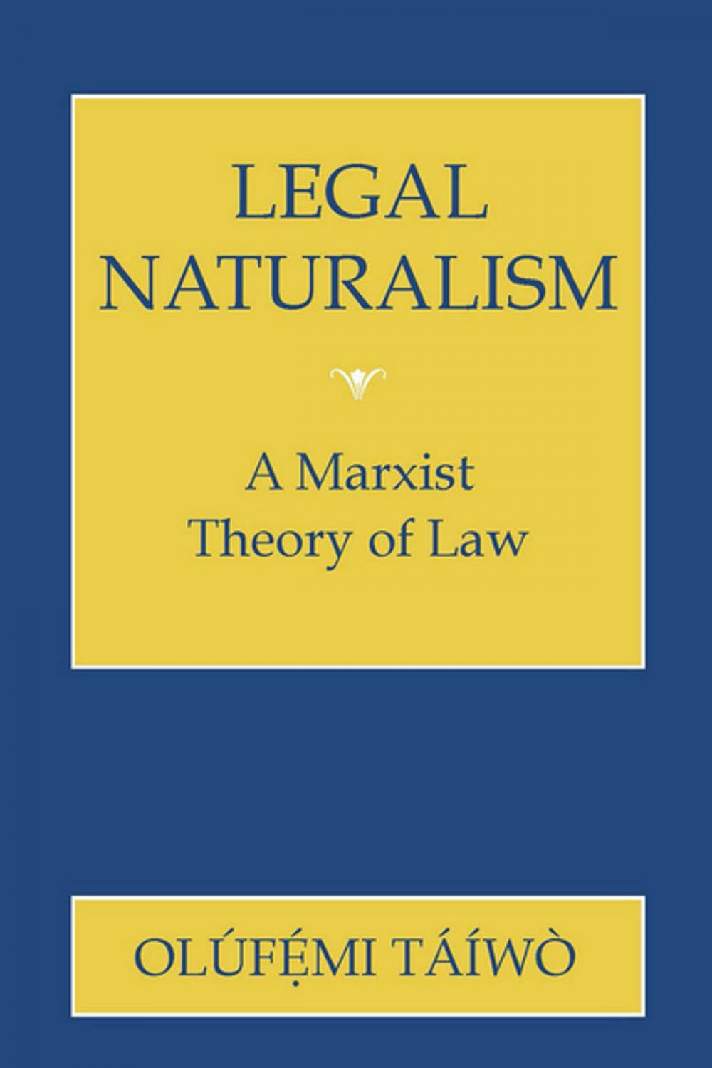 Big bigCover of Legal Naturalism