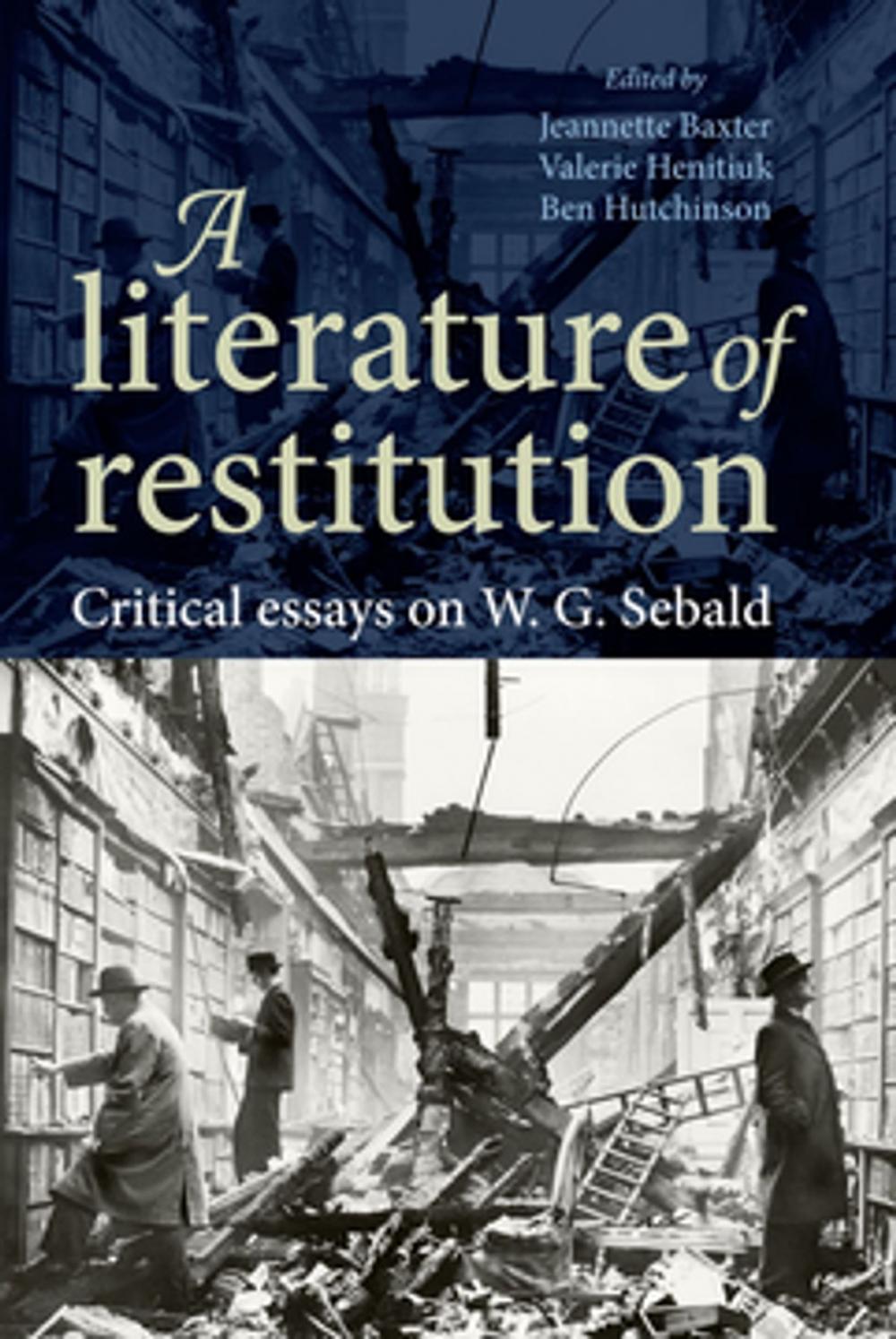 Big bigCover of A literature of restitution