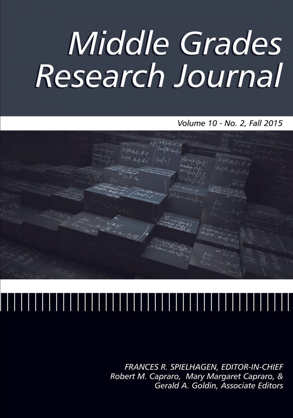 Big bigCover of Middle Grades Research Journal Issue