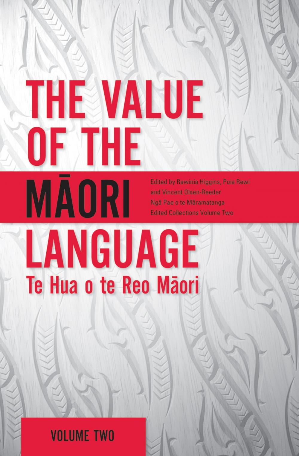 Big bigCover of The Value of the Maori Language