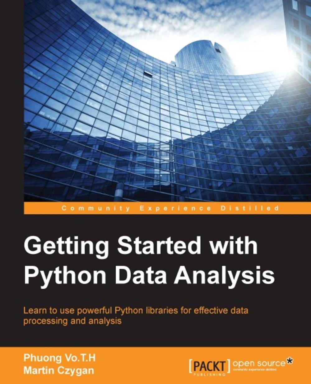 Big bigCover of Getting Started with Python Data Analysis