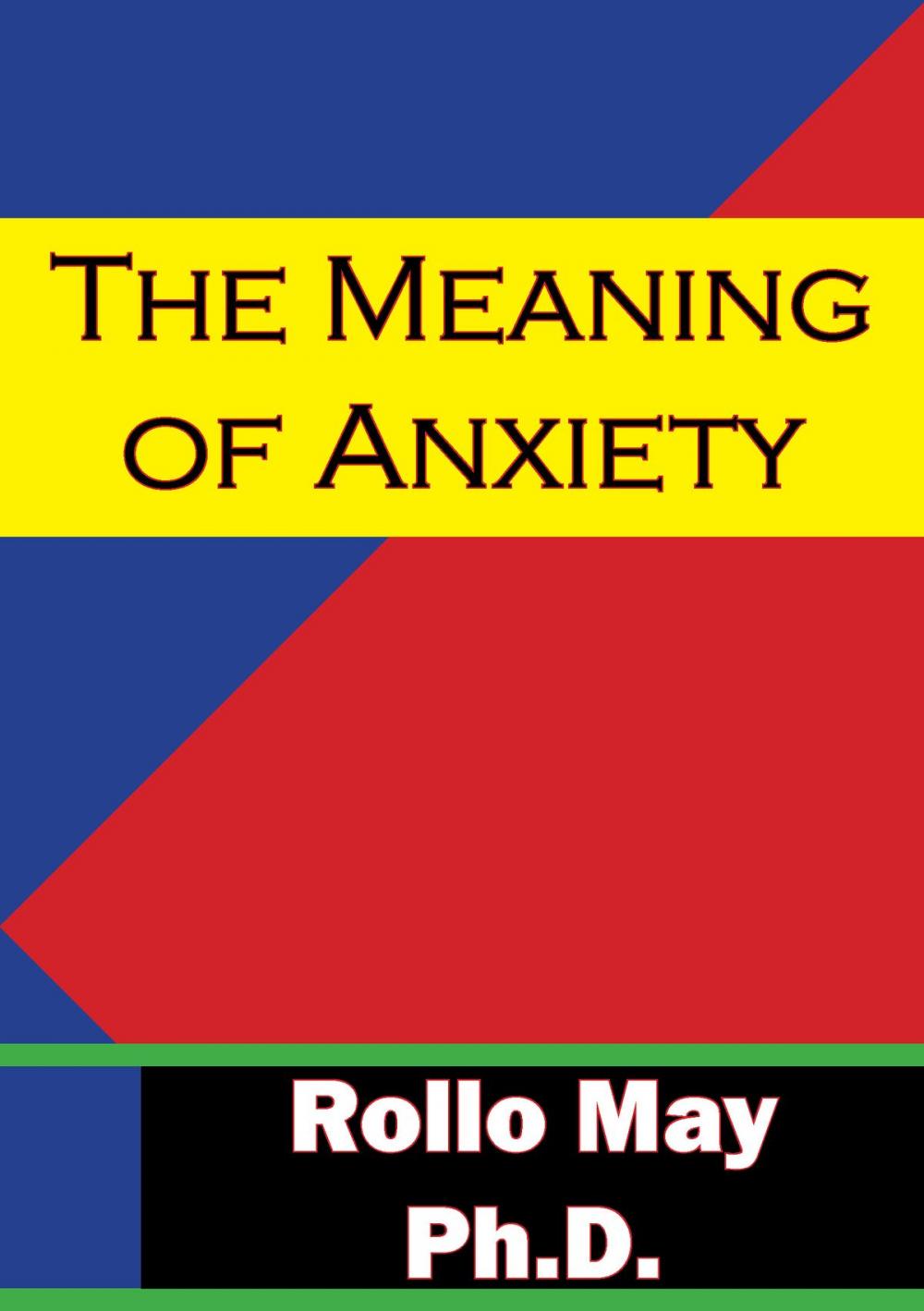 Big bigCover of The Meaning Of Anxiety