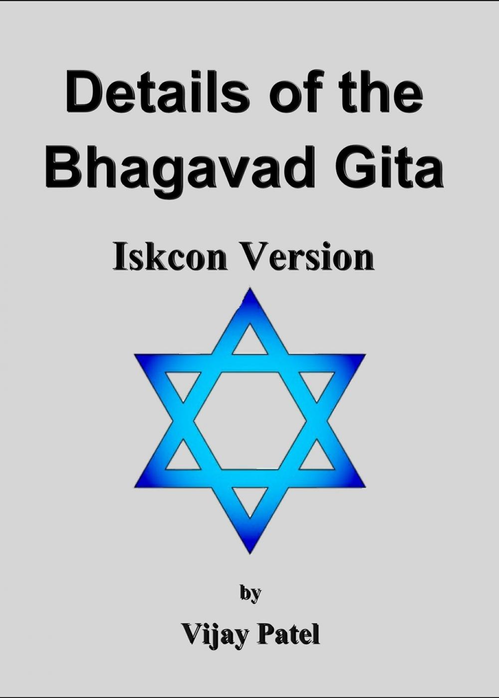 Big bigCover of Details of the Bhagavad Gita