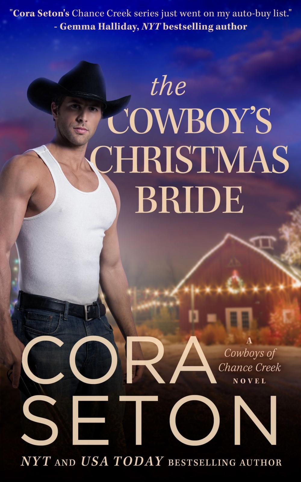 Big bigCover of The Cowboy's Christmas Bride