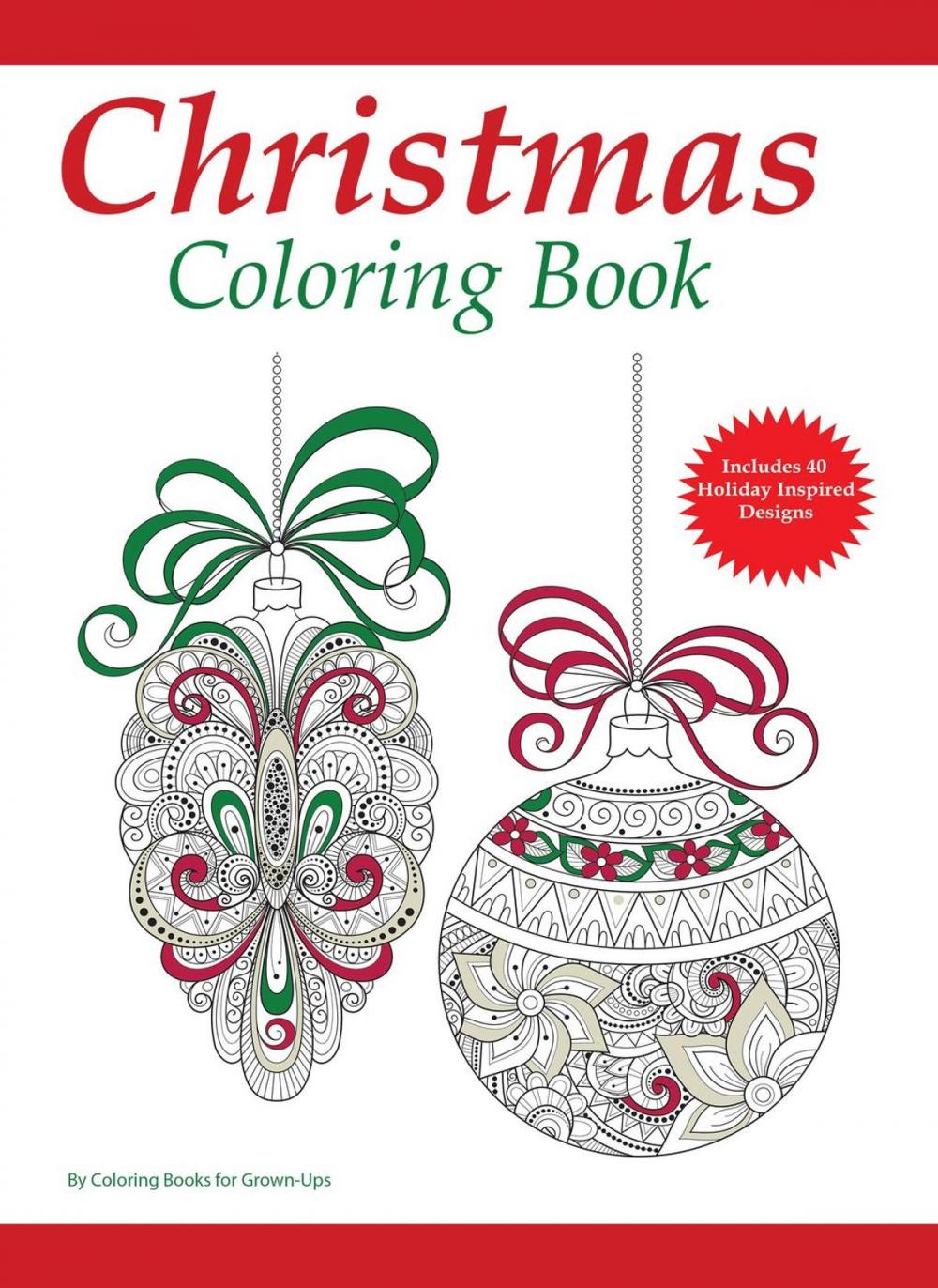 Big bigCover of A Christmas Coloring Book for Adults