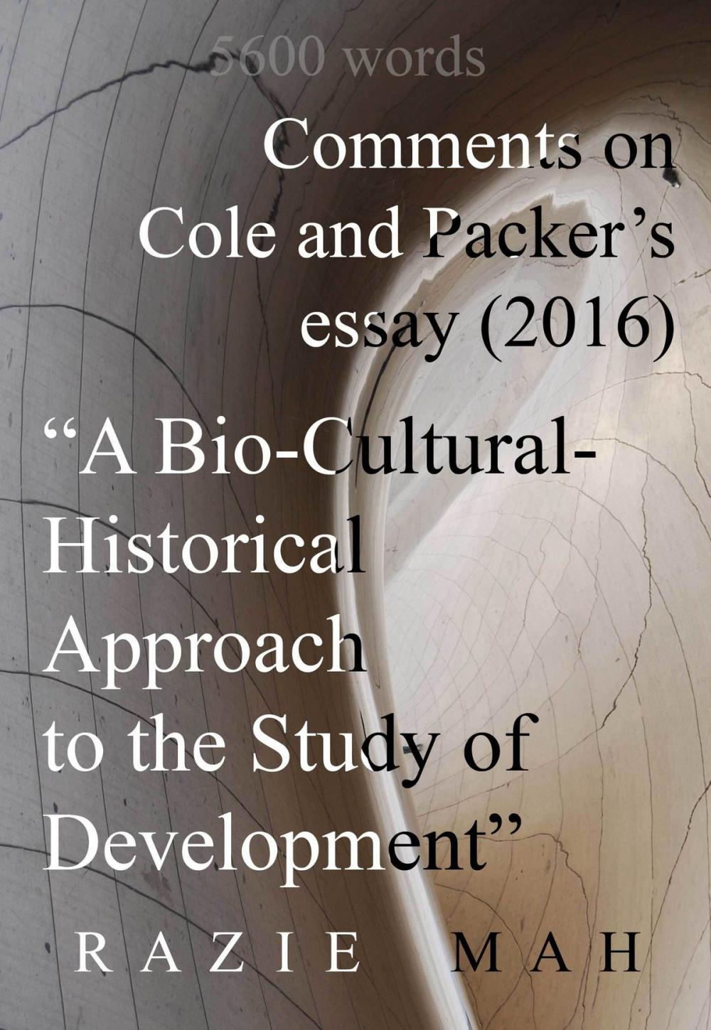 Big bigCover of Comments on “A Bio-Cultural-Historical Approach to the Study of Development (2016)”