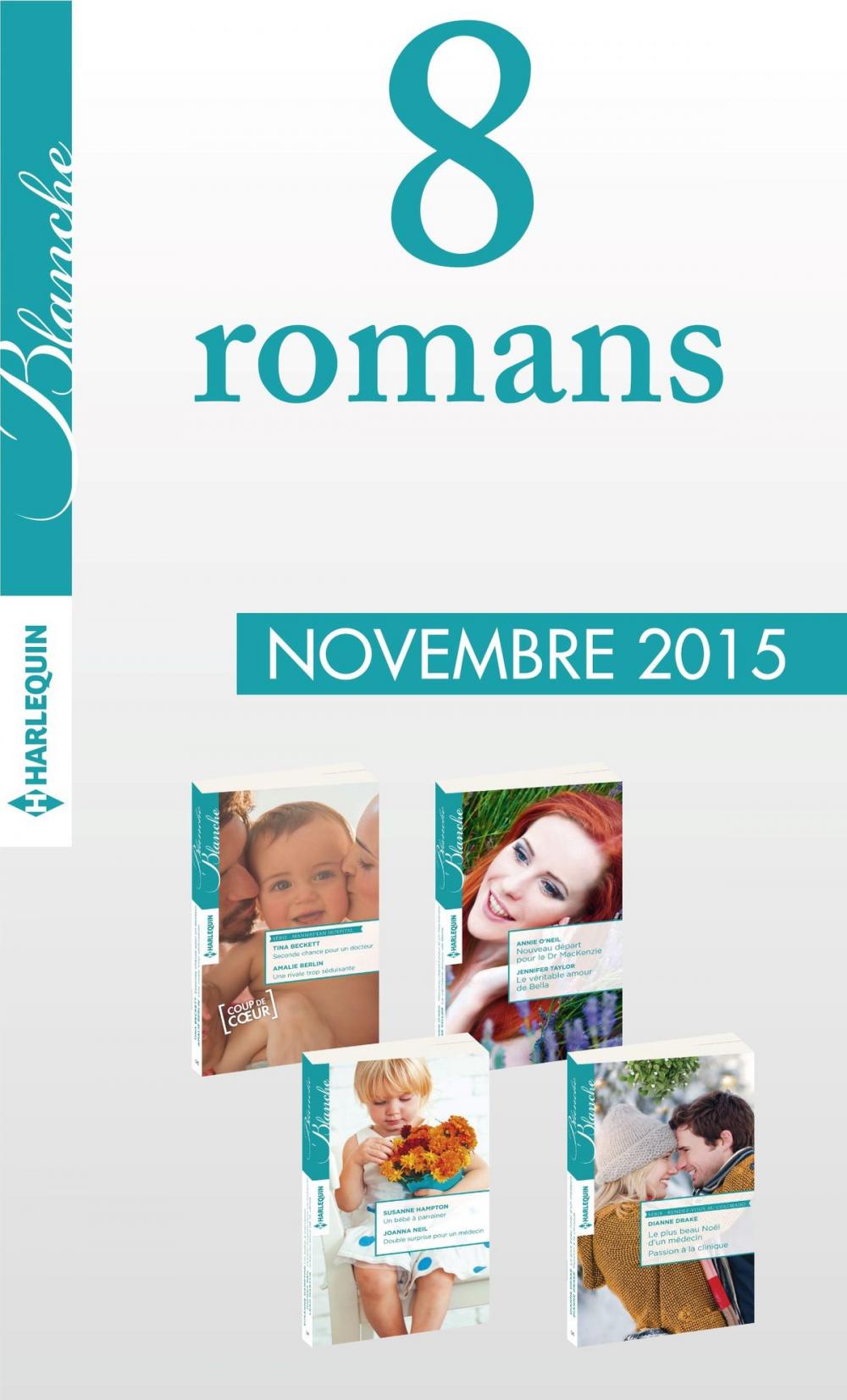 Big bigCover of 8 romans Blanche (n°1242 à 1245 - novembre 2015)