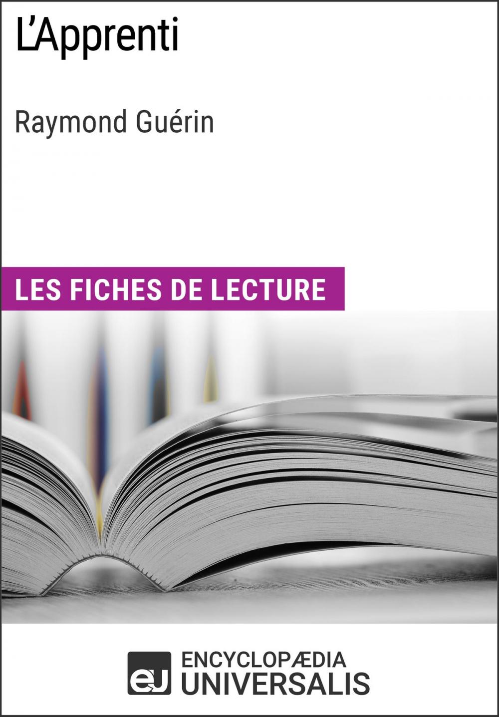 Big bigCover of L'Apprenti de Raymond Guérin