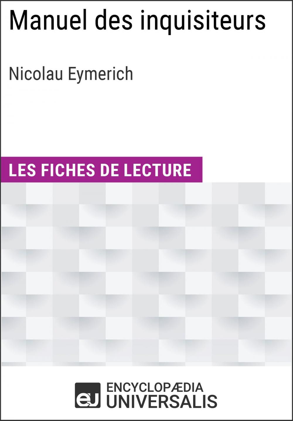 Big bigCover of Manuel des inquisiteurs de Nicolau Eymerich