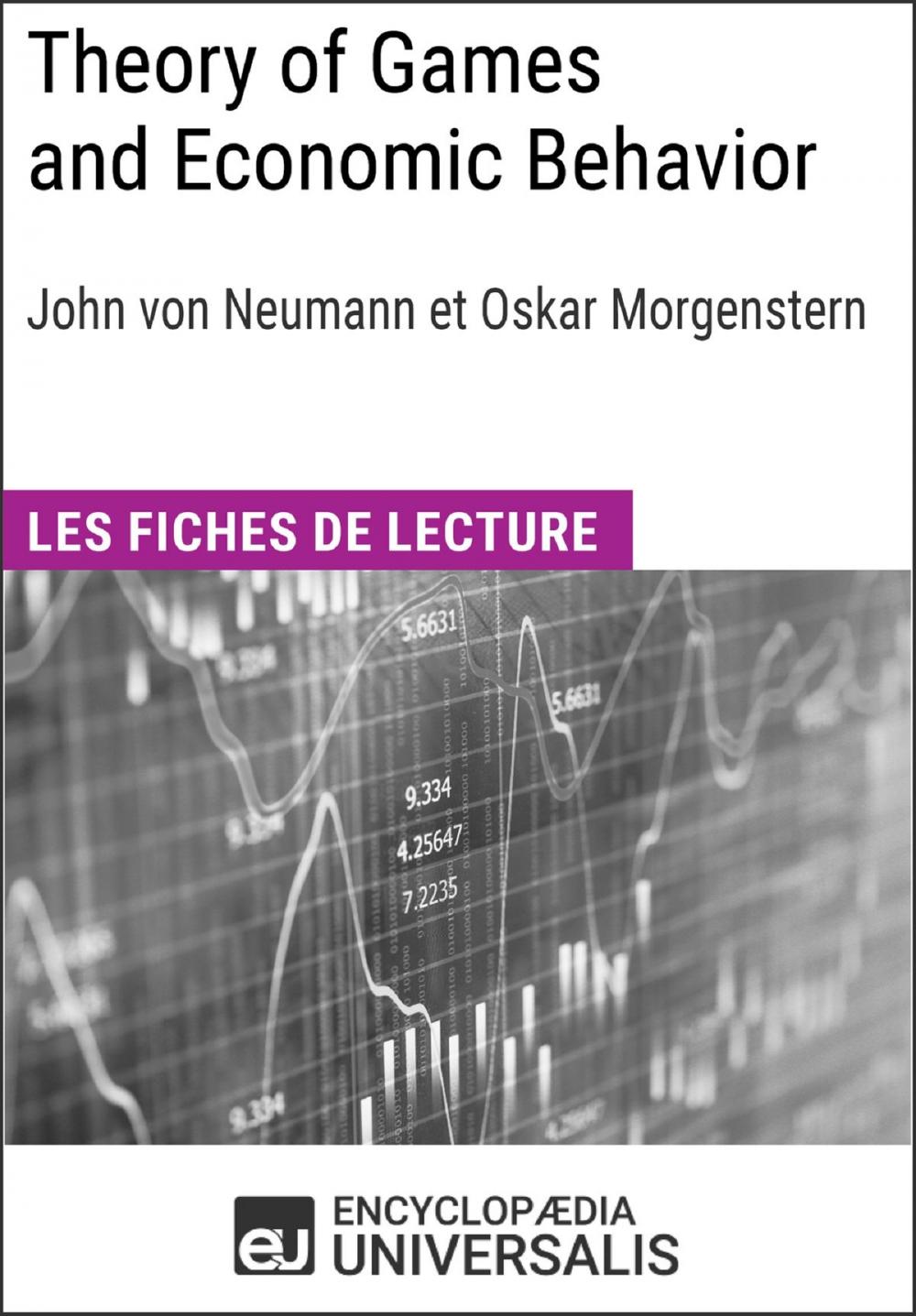 Big bigCover of Theory of Games and Economic Behavior de Christian Morgenstern