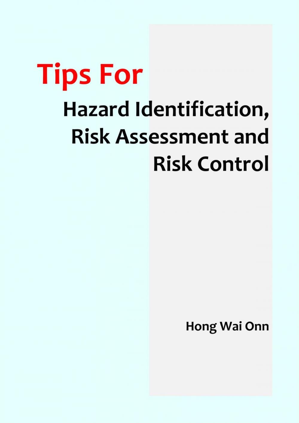 Big bigCover of Tips for Hazard Identification Risk Assessment and Risk Control ebook