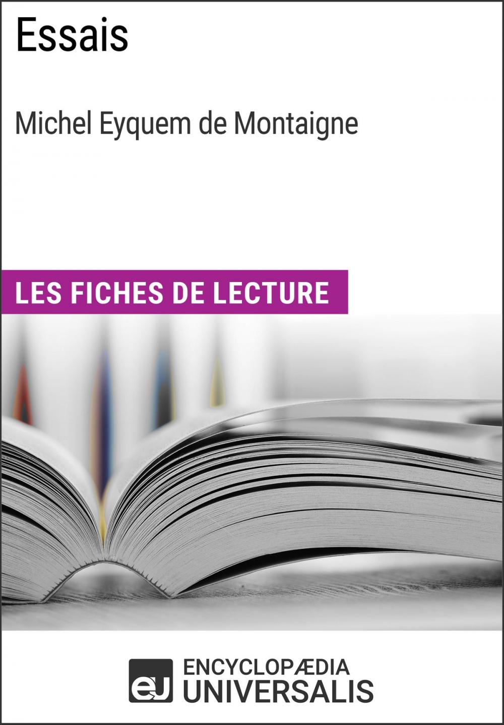 Big bigCover of Essais de Michel Eyquem de Montaigne