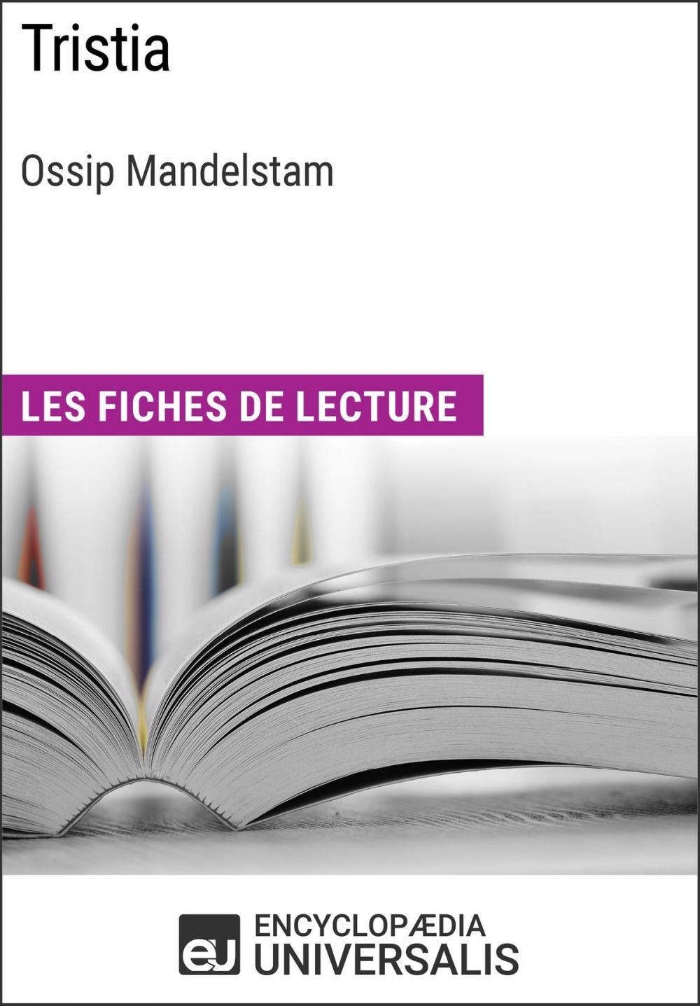 Big bigCover of Tristia d'Ossip Mandelstam