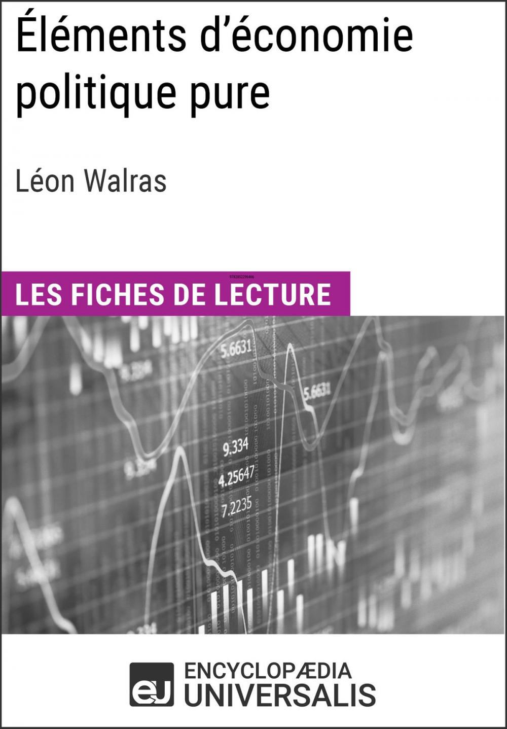 Big bigCover of Éléments d'économie politique pure ou théorie de la richesse sociale de Léon Walras