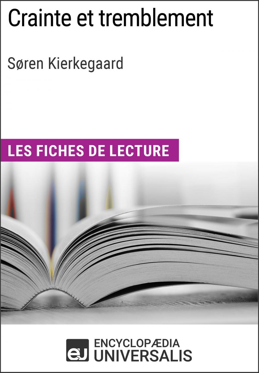 Big bigCover of Crainte et tremblement de Søren Kierkegaard