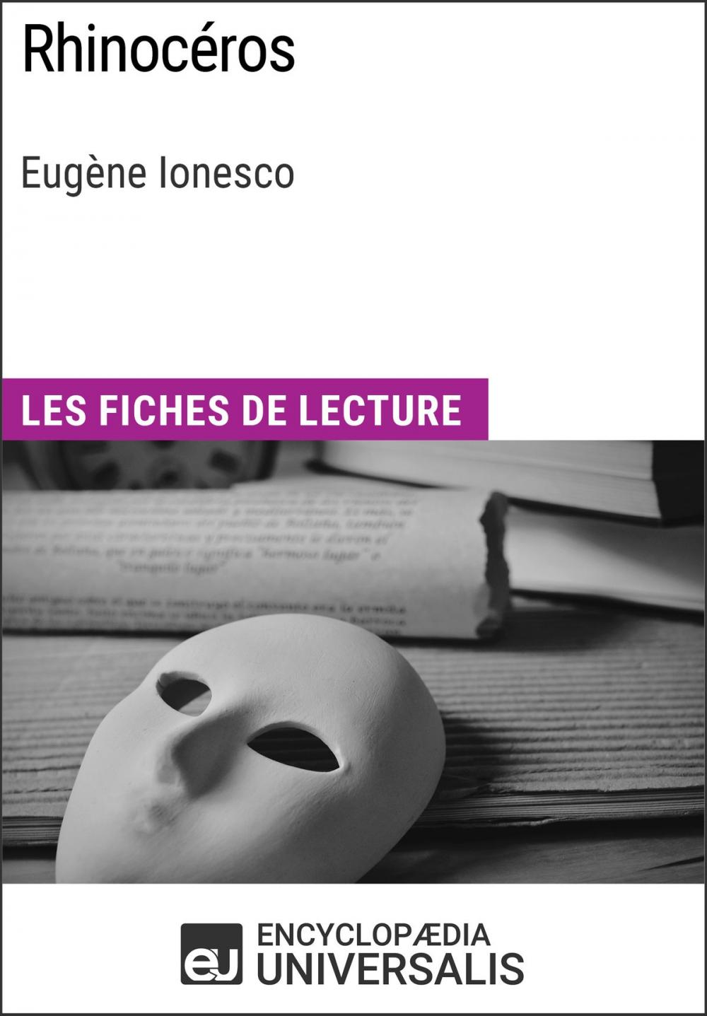 Big bigCover of Rhinocéros d'Eugène Ionesco