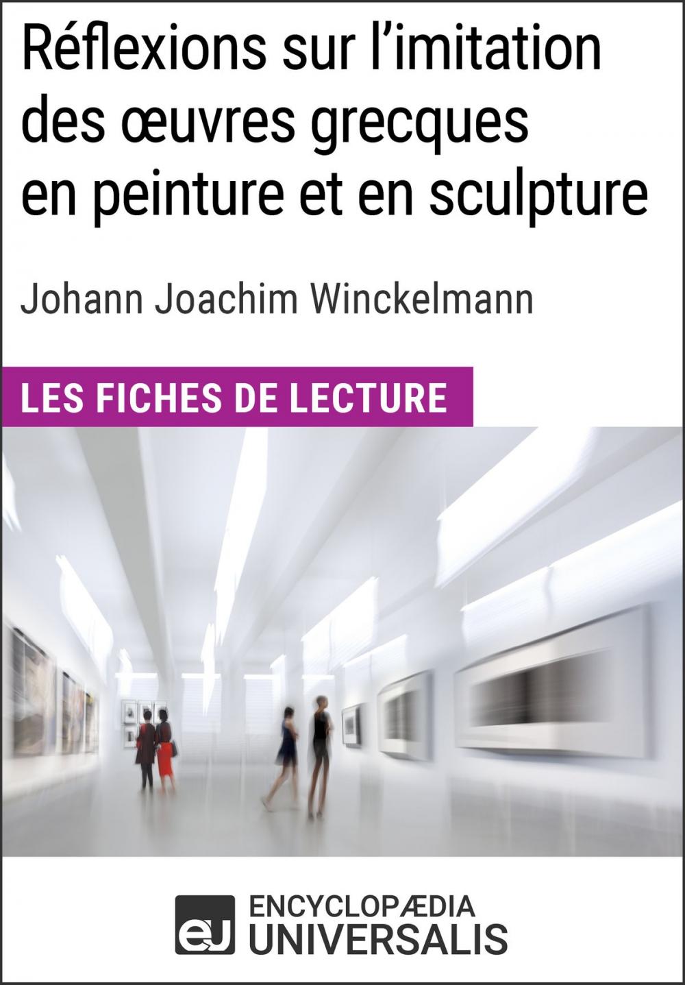 Big bigCover of Réflexions sur l'imitation des oeuvres grecques en peinture et en sculpture de Johann Joachim Winckelmann