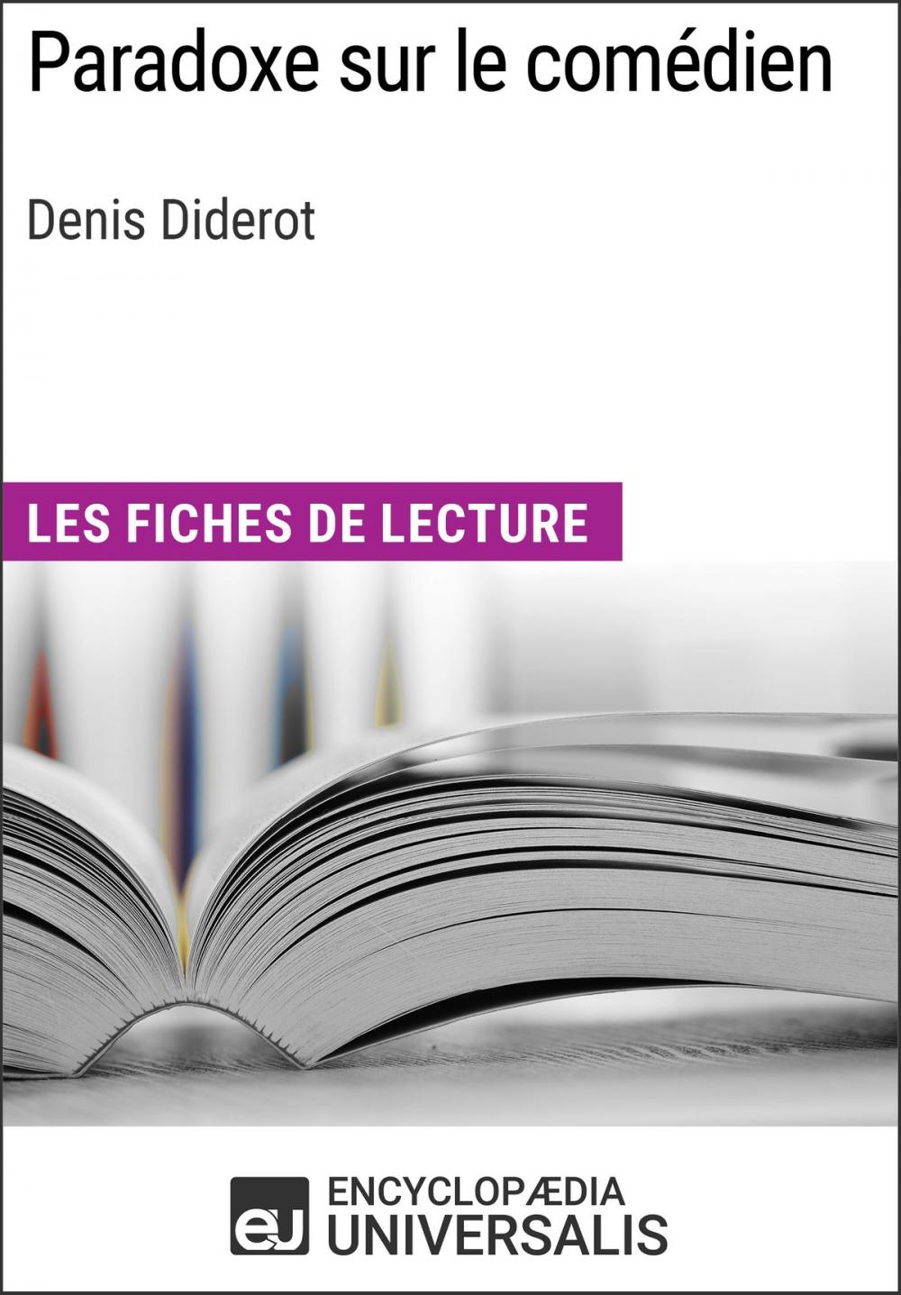 Big bigCover of Paradoxe sur le comédien de Denis Diderot