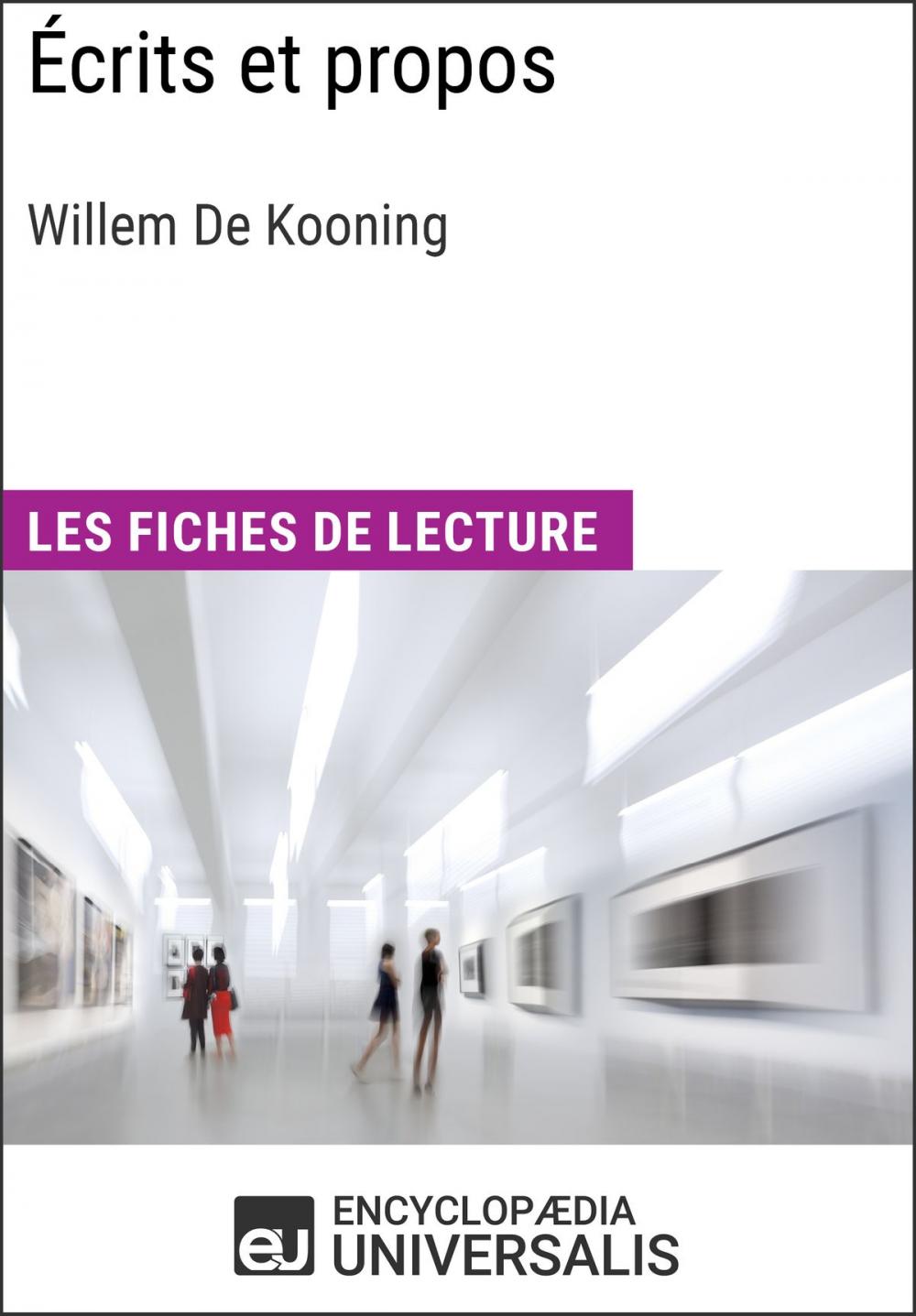 Big bigCover of Écrits et propos de Willem De Kooning