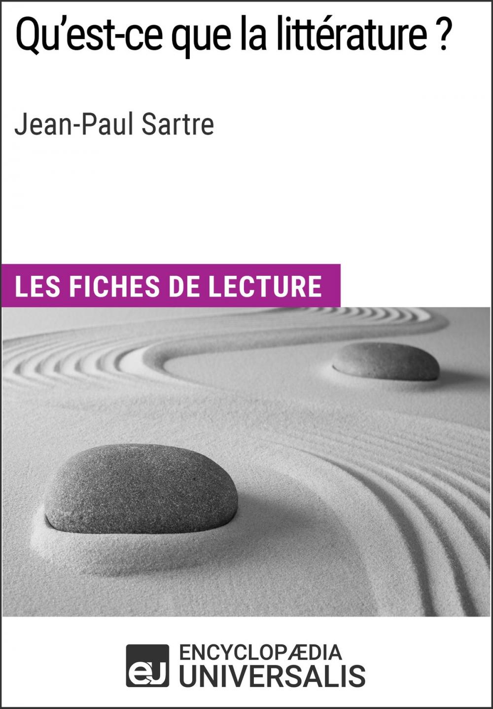 Big bigCover of Qu'est-ce que la littérature ? de Jean-Paul Sartre