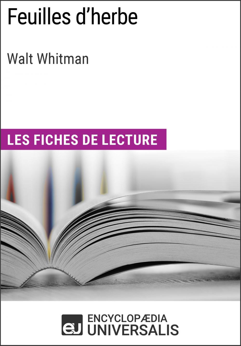 Big bigCover of Feuilles d'herbe de Walt Whitman